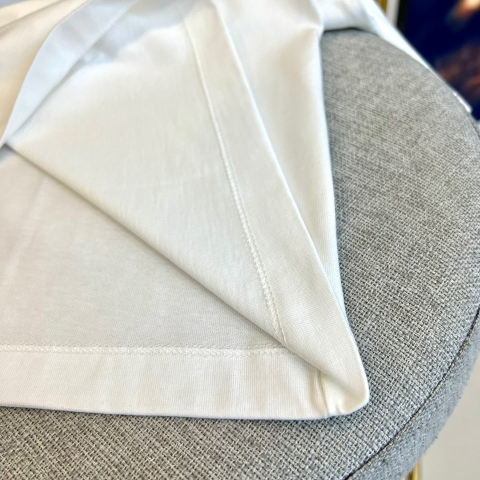 2025ss Cotton Printed T-shirt