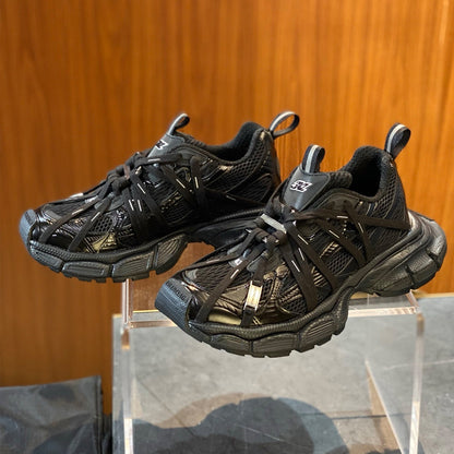 Balenciaga Limited Edition Couple's Leather Sneakers – Tread Sole | EU 36–45