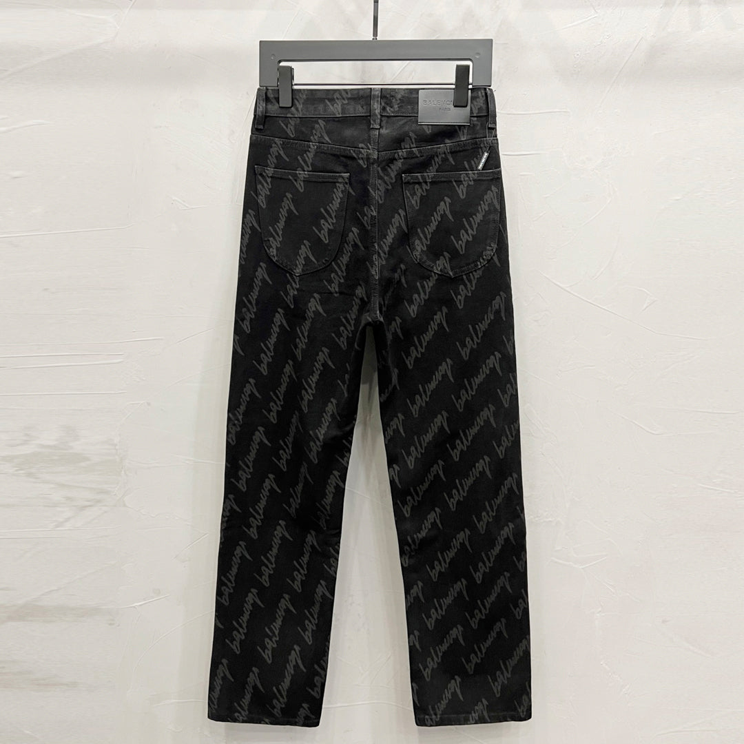 2025SS Man Lettering LOGO Jeans