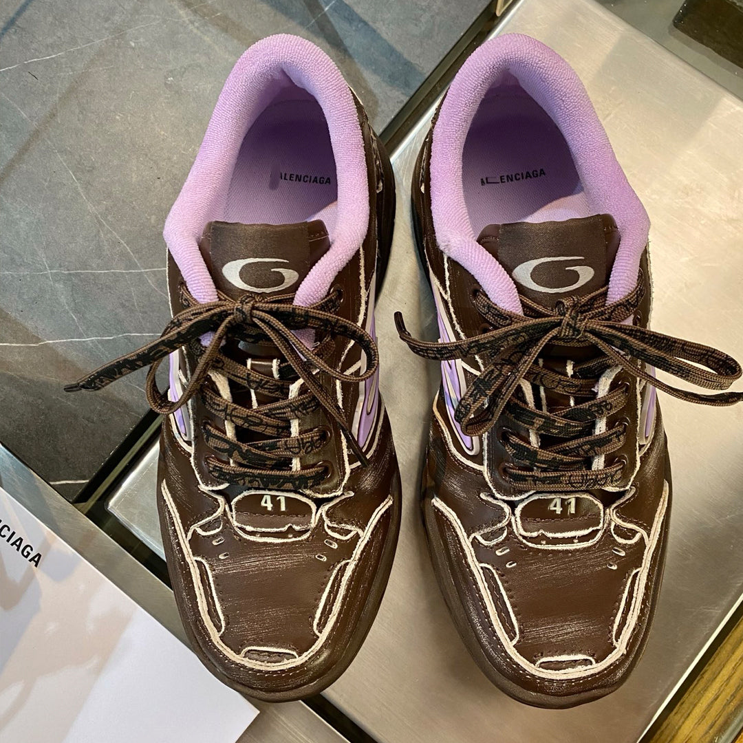 Balenciaga Distressed Vintage Leather Sneaker | 2025 Limited Edition