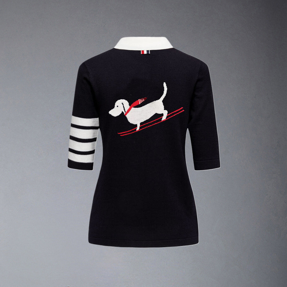 Áo Polo Thom Browne in hình cún con dành cho nữ