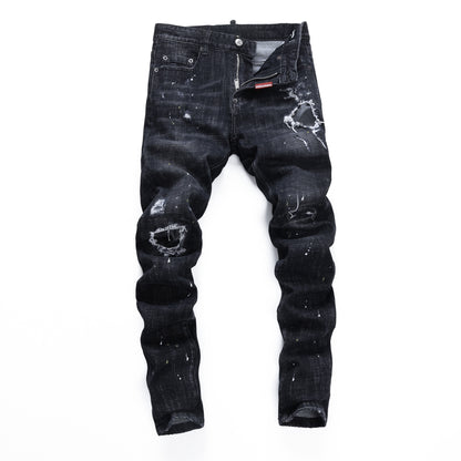 dsquared2 Distressed stretch fit Jeans