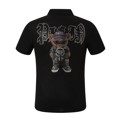 SOLO-2024ss Black POLO shirt