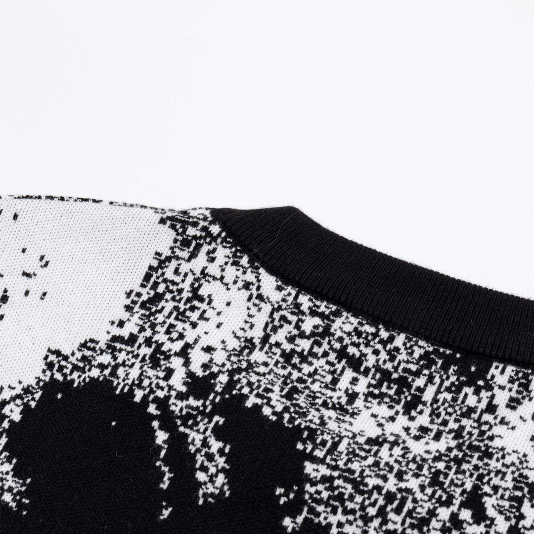 2025ss Man Graffiti Wool Sweater