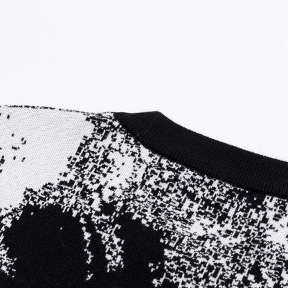 2025ss Man Graffiti Wool Sweater