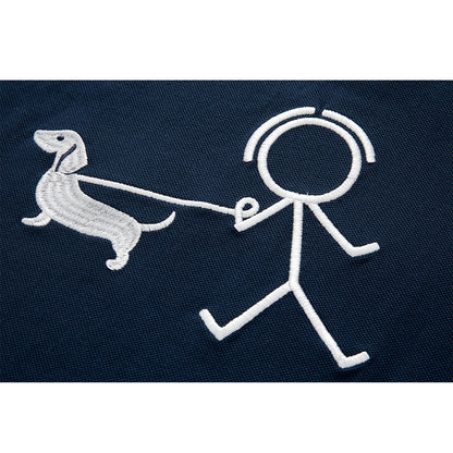 トム ブラウン パピー刺繍Tシャツ
