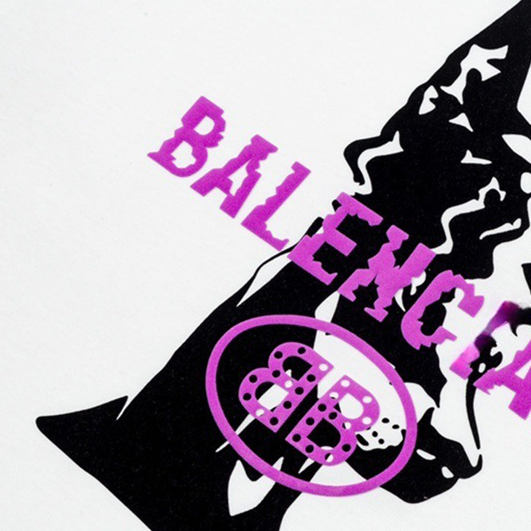 2025SS Oversized Vintage Logo T-Shirt | 100% Cotton Unisex Tee