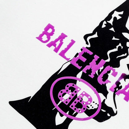 2025SS Oversized Vintage Logo T-Shirt | 100% Cotton Unisex Tee