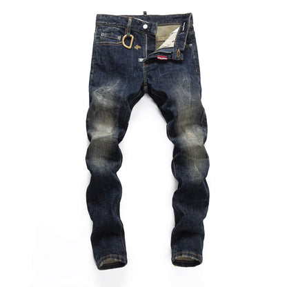 dsquared2 Maple leaf hole badge Jeans