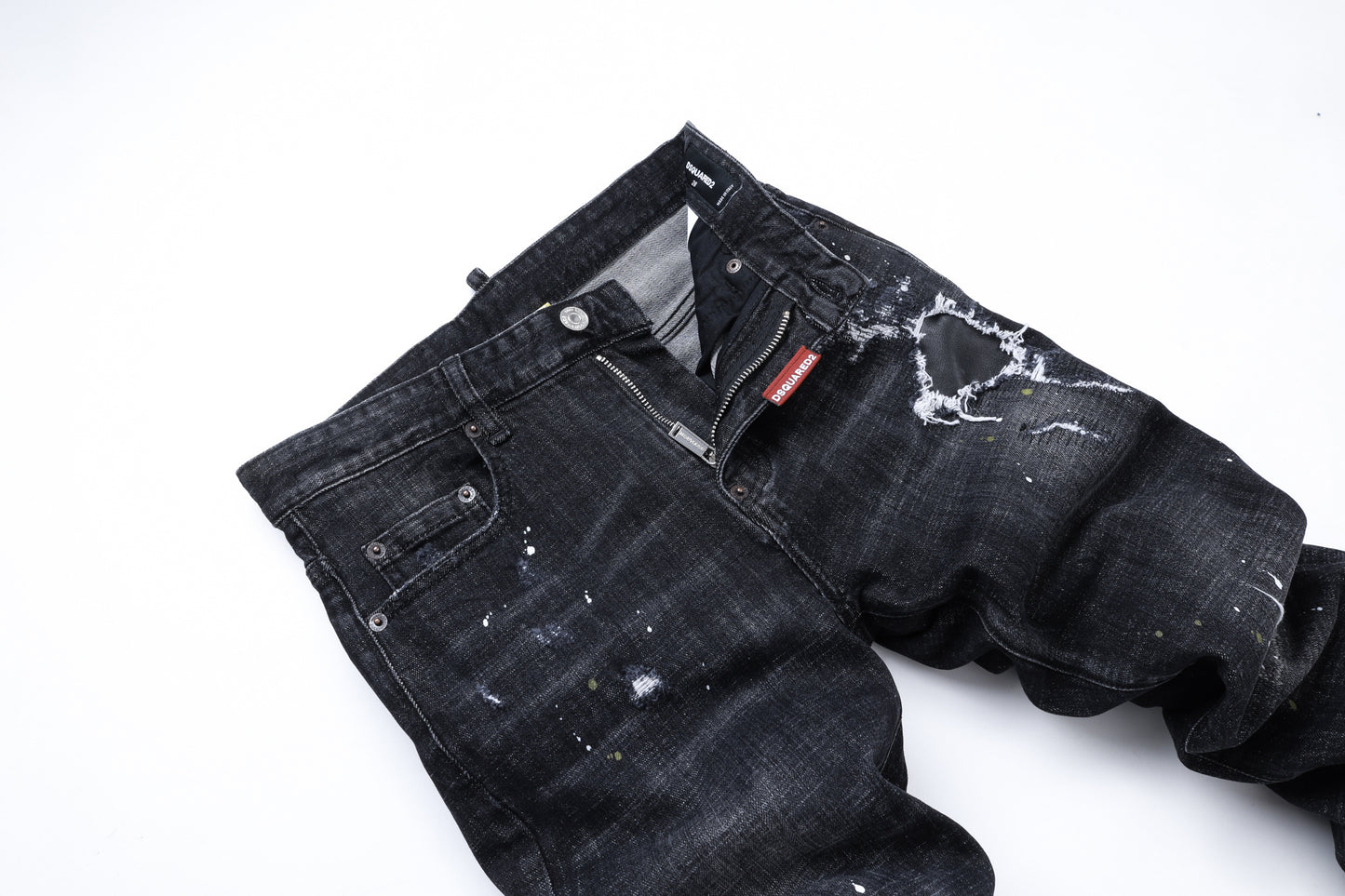 dsquared2 Distressed stretch fit Jeans
