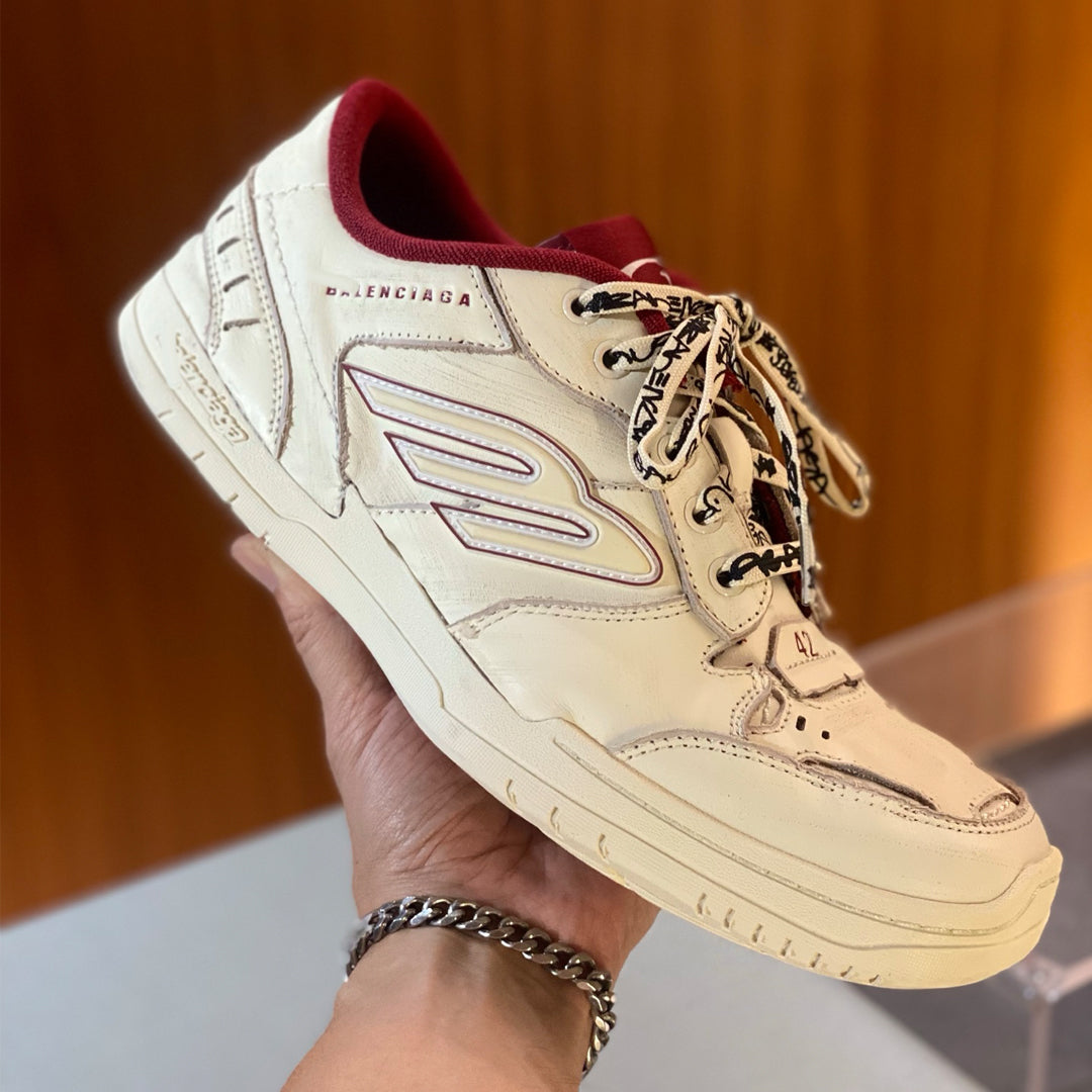 Balenciaga Distressed Vintage Leather Shoe – Limited Edition 2025