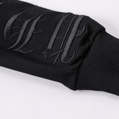 SOLO-2025SS Unisex Black Hoodie