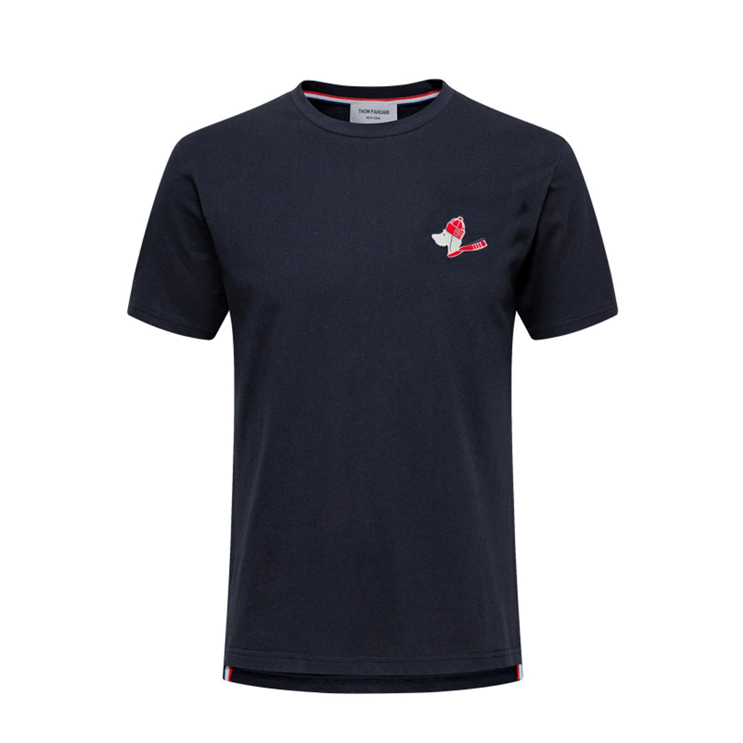トム・ブラウン クリスマス ドッグ エンブロイダリー Tシャツ