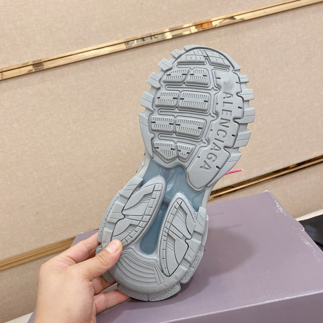 Balenciaga Unisex Distressed Vintage Leather Sneakers | Runway-Inspired Style