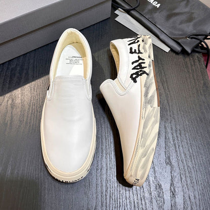 Balenciaga 2025 Limited Edition Leather Sneakers – Classic Runway Style
