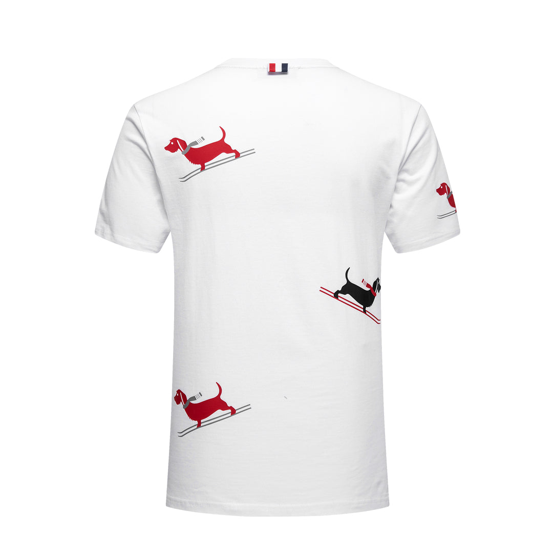 トム・ブラウン パピープリント Tシャツ