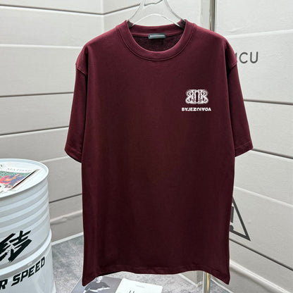 Balenciaga 2025SS Vintage Oversized Loose Fit T-Shirt | 100% Cotton