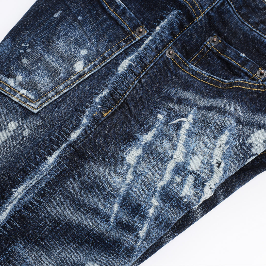 SOLO-DSQ2 2025ss Ripped Jeans