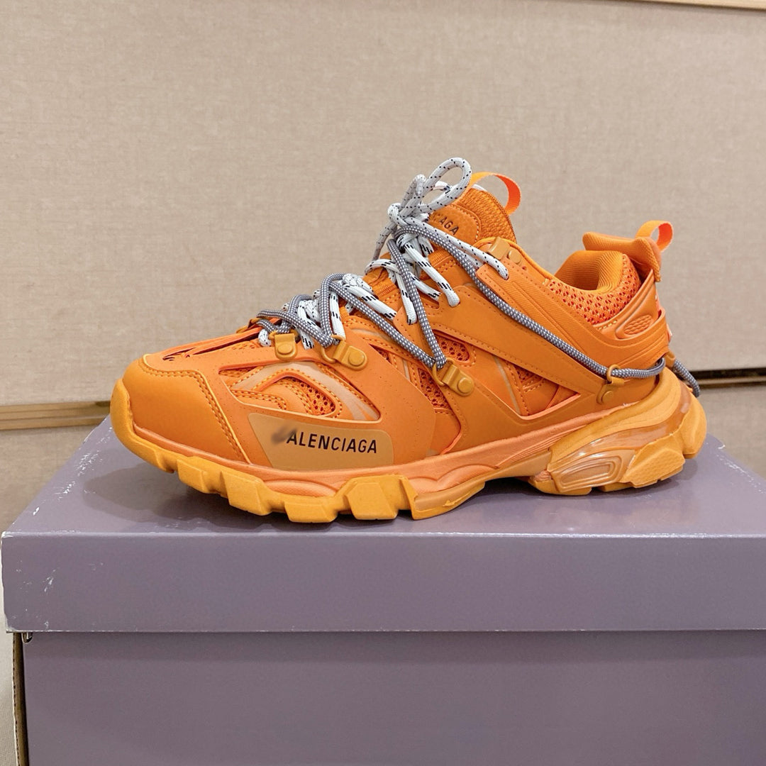 Balenciaga Unisex Distressed Vintage Leather Sneakers | Runway-Inspired Style