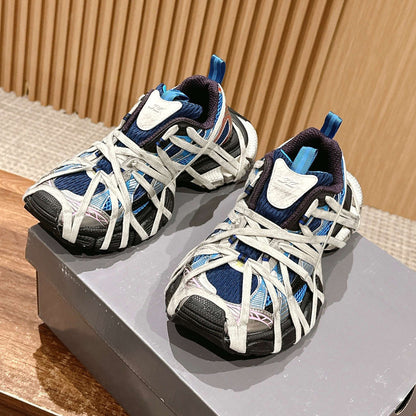 Balenciaga Vintage Couple's Leather Sneakers – Multi-Style | EU 36–45