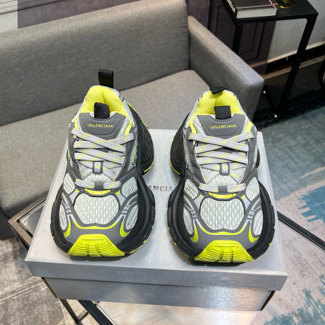 Balenciaga Unisex Distressed Vintage Leather Sneakers | Multi-Style