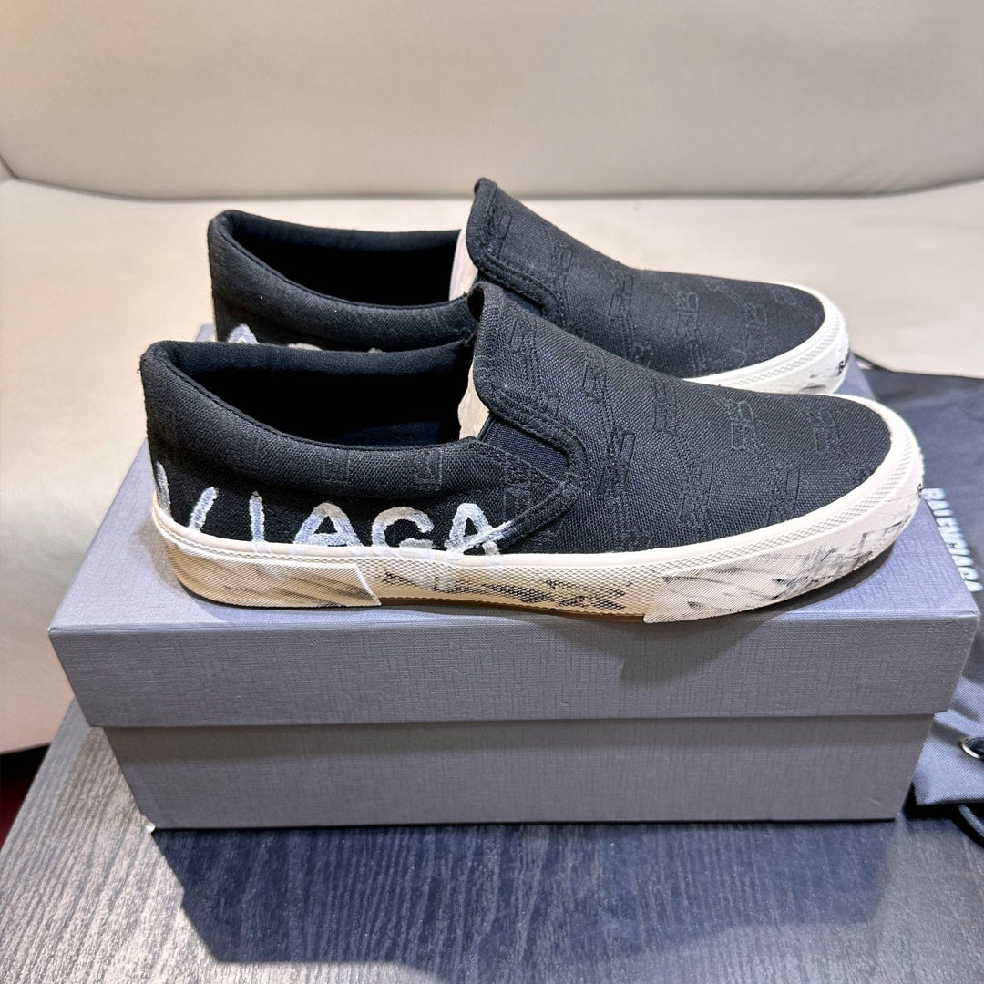 Balenciaga 2025 Runway Leather Sneakers