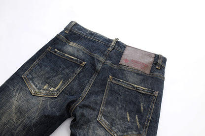 dsquared2 Maple leaf hole badge Jeans