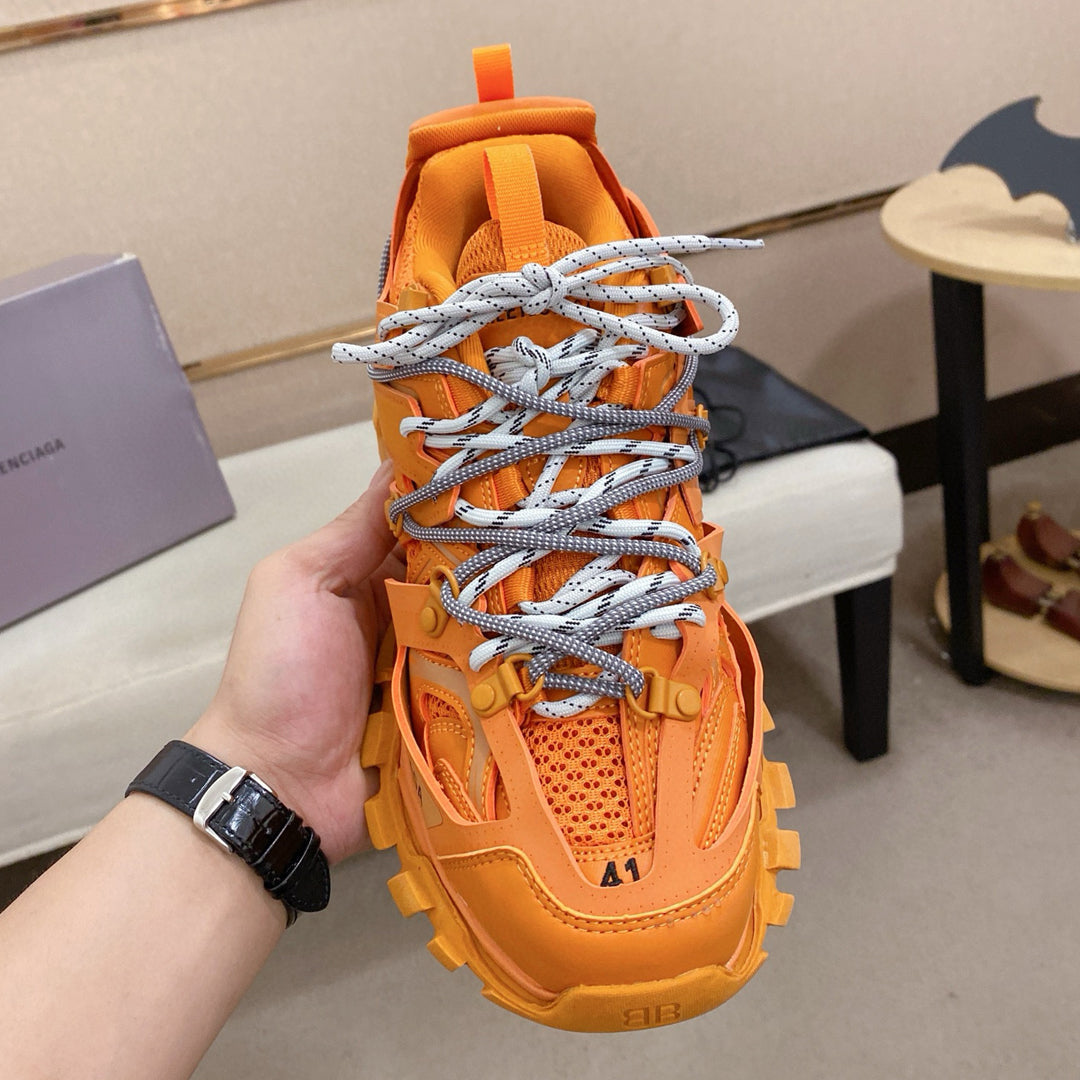 Balenciaga Unisex Distressed Vintage Leather Sneakers | Runway-Inspired Style