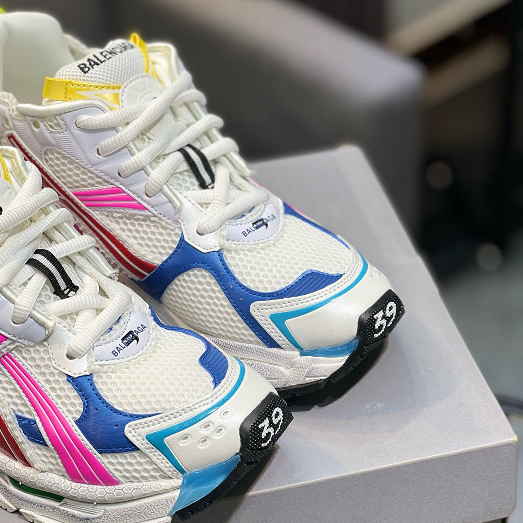 Balenciaga Distressed Vintage Unisex Leather Sneakers | 4 Styles