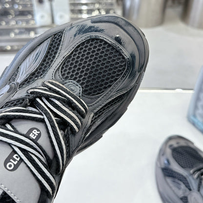 2025 Runway Leather Couple Shoes | Classic Grosgrain Buckle | Sizes 36–45