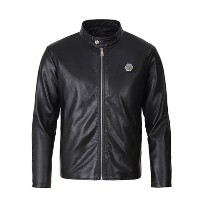 SOLO-Men Cowhide Jacket