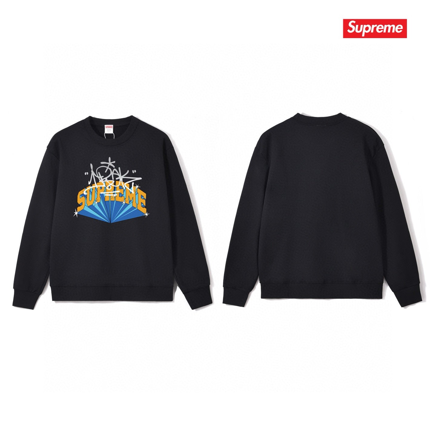 Supreme Unisex Casual Sweatshirt