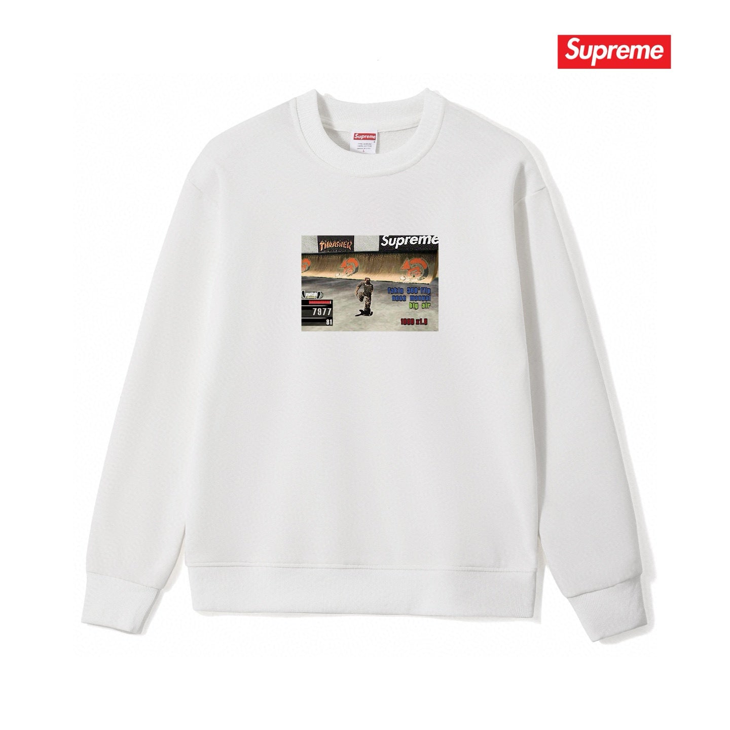 Supreme Unisex Casual Sweatshirt