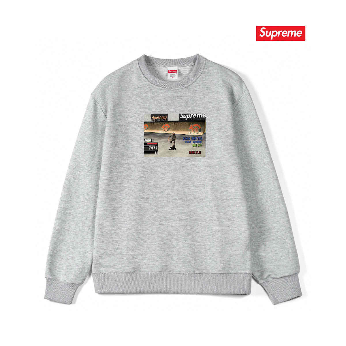 Supreme Unisex Casual Sweatshirt