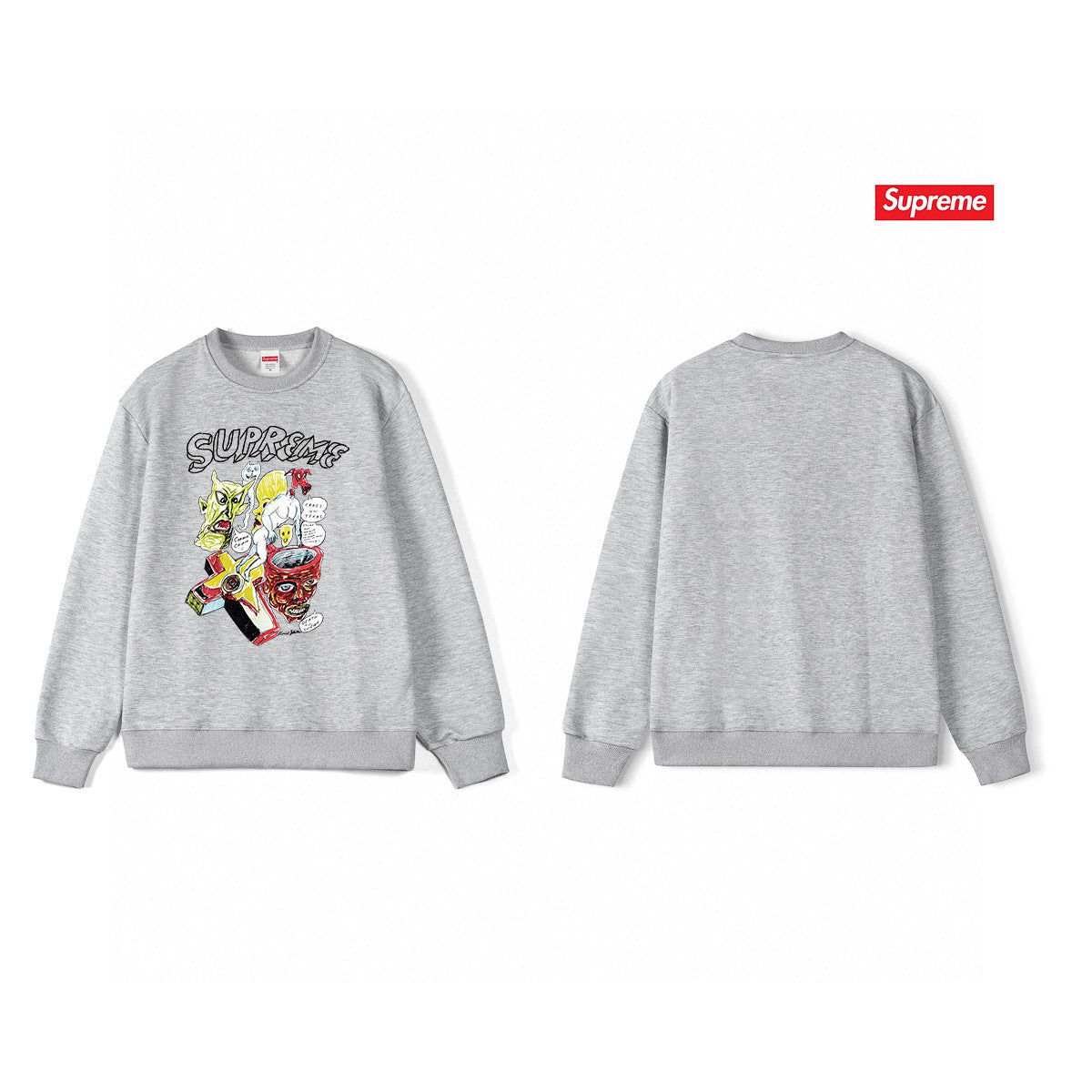 Supreme Unisex Casual Sweatshirt