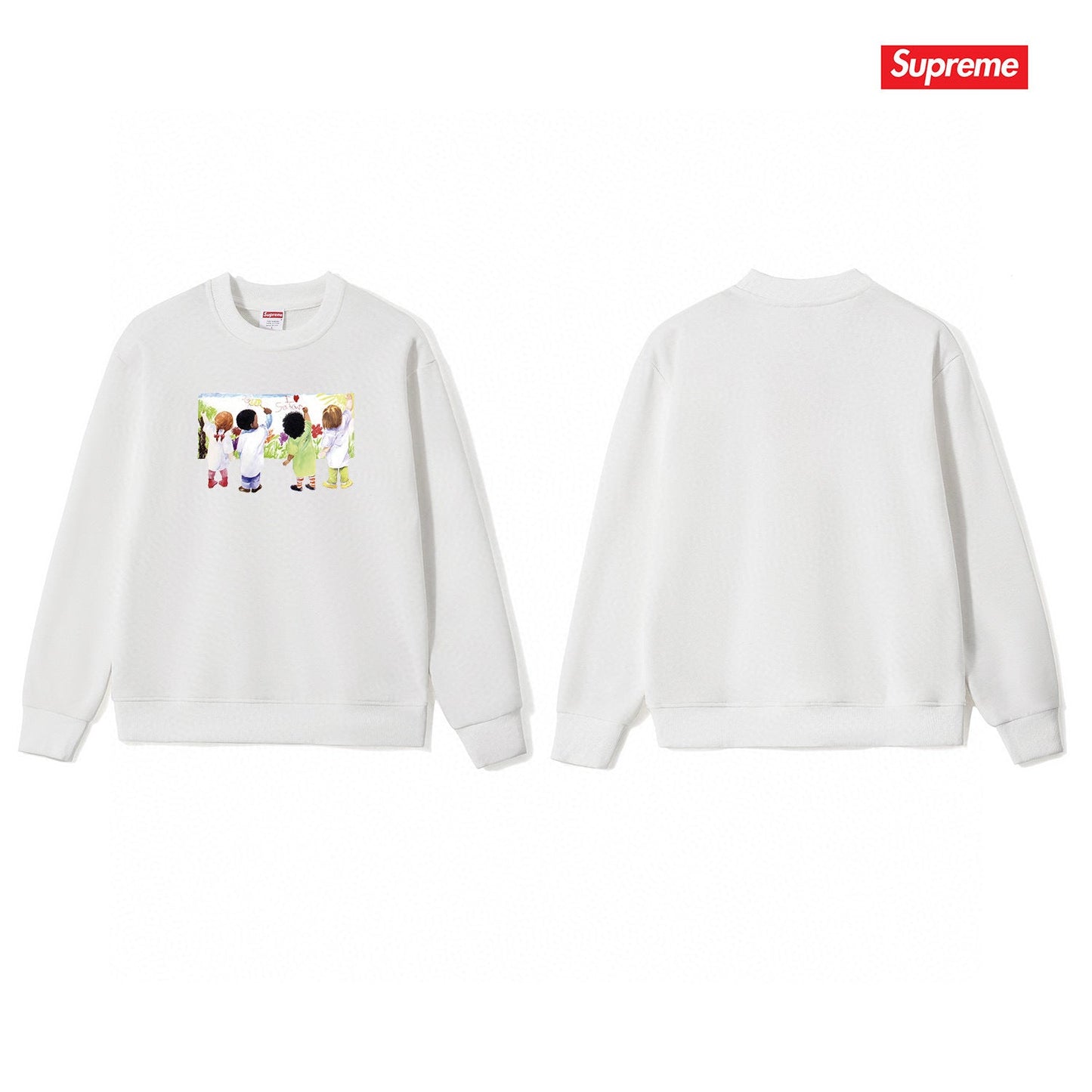 Supreme Unisex Casual Sweatshirt