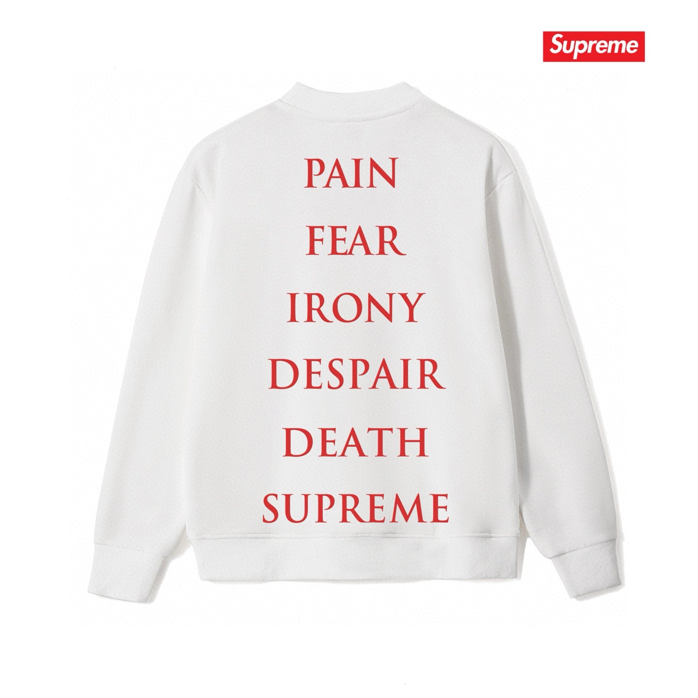 Supreme Unisex Casual Sweatshirt