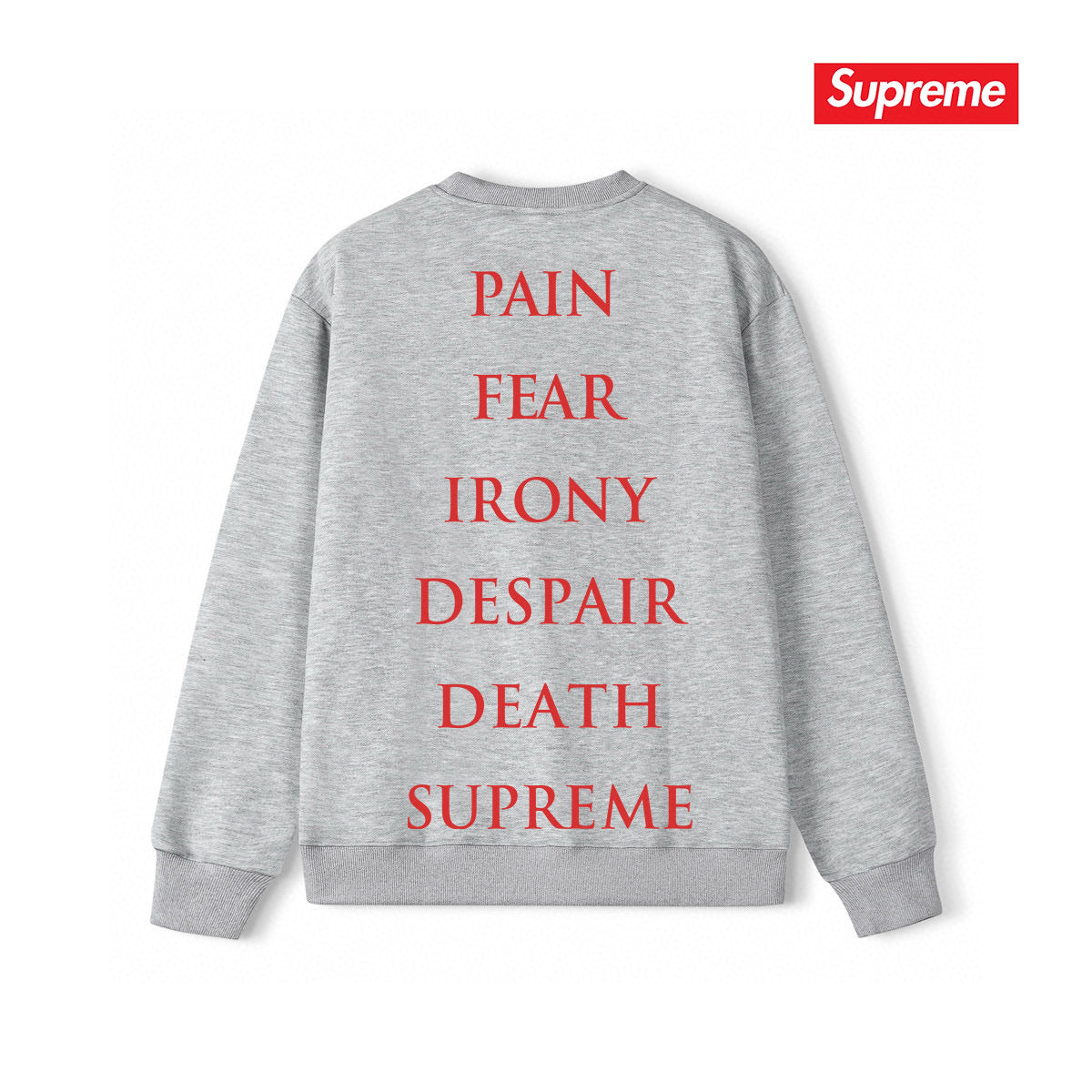 Supreme Unisex Casual Sweatshirt