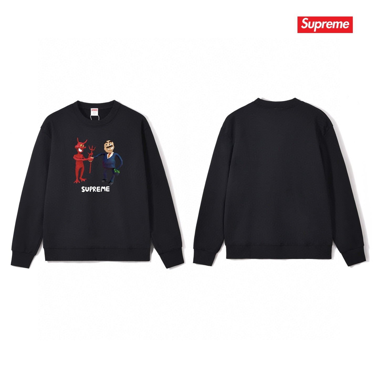 Supreme Unisex Casual Sweatshirt