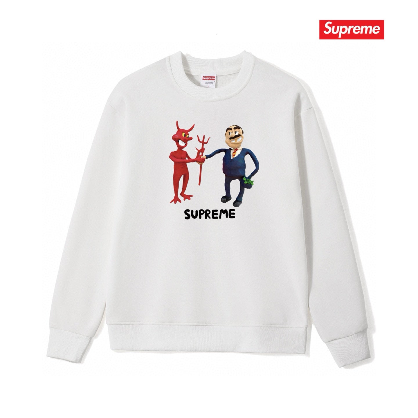 Supreme Unisex Casual Sweatshirt