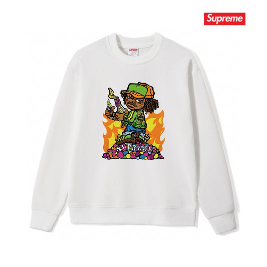 Supreme Unisex Casual Sweatshirt