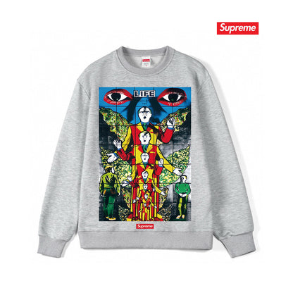 Supreme Unisex Casual Sweatshirt
