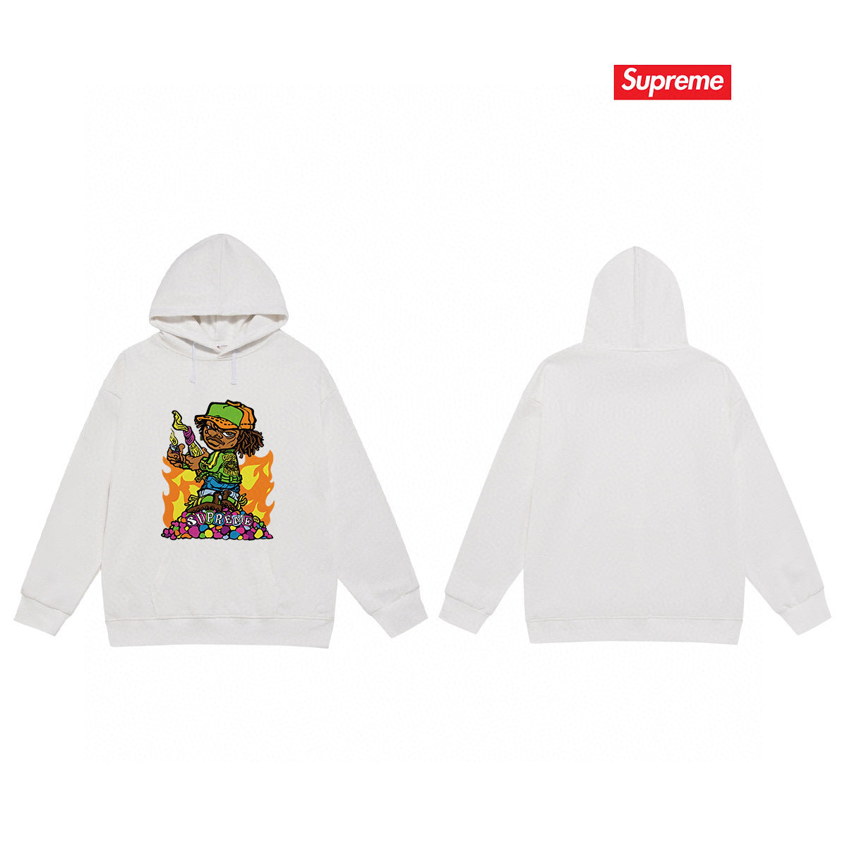 Supreme Unisex Casual Hoodie