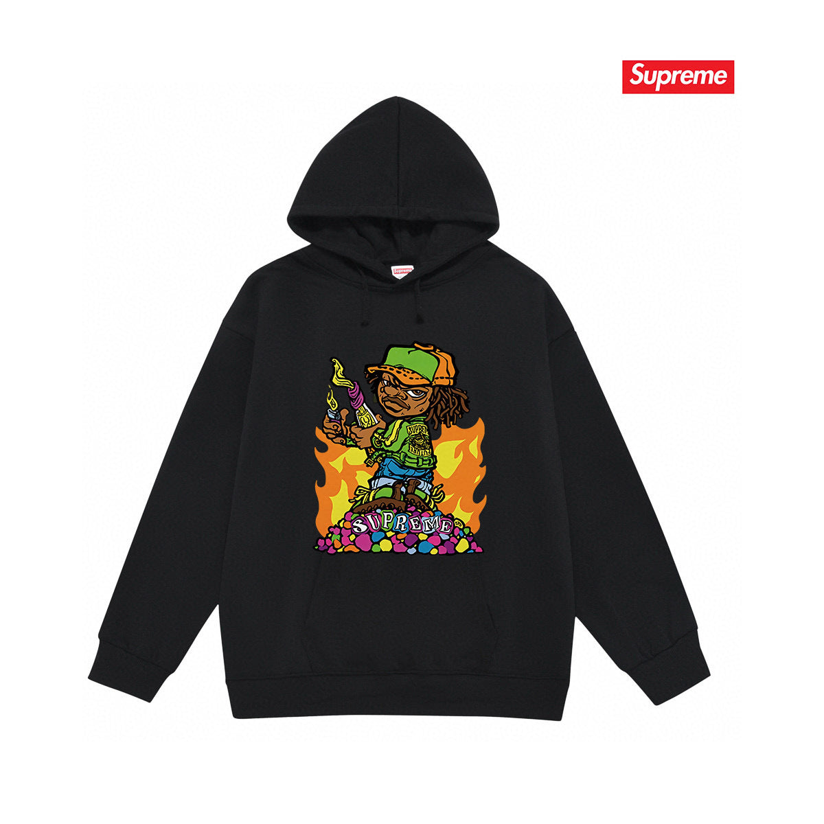 Supreme Unisex Casual Hoodie