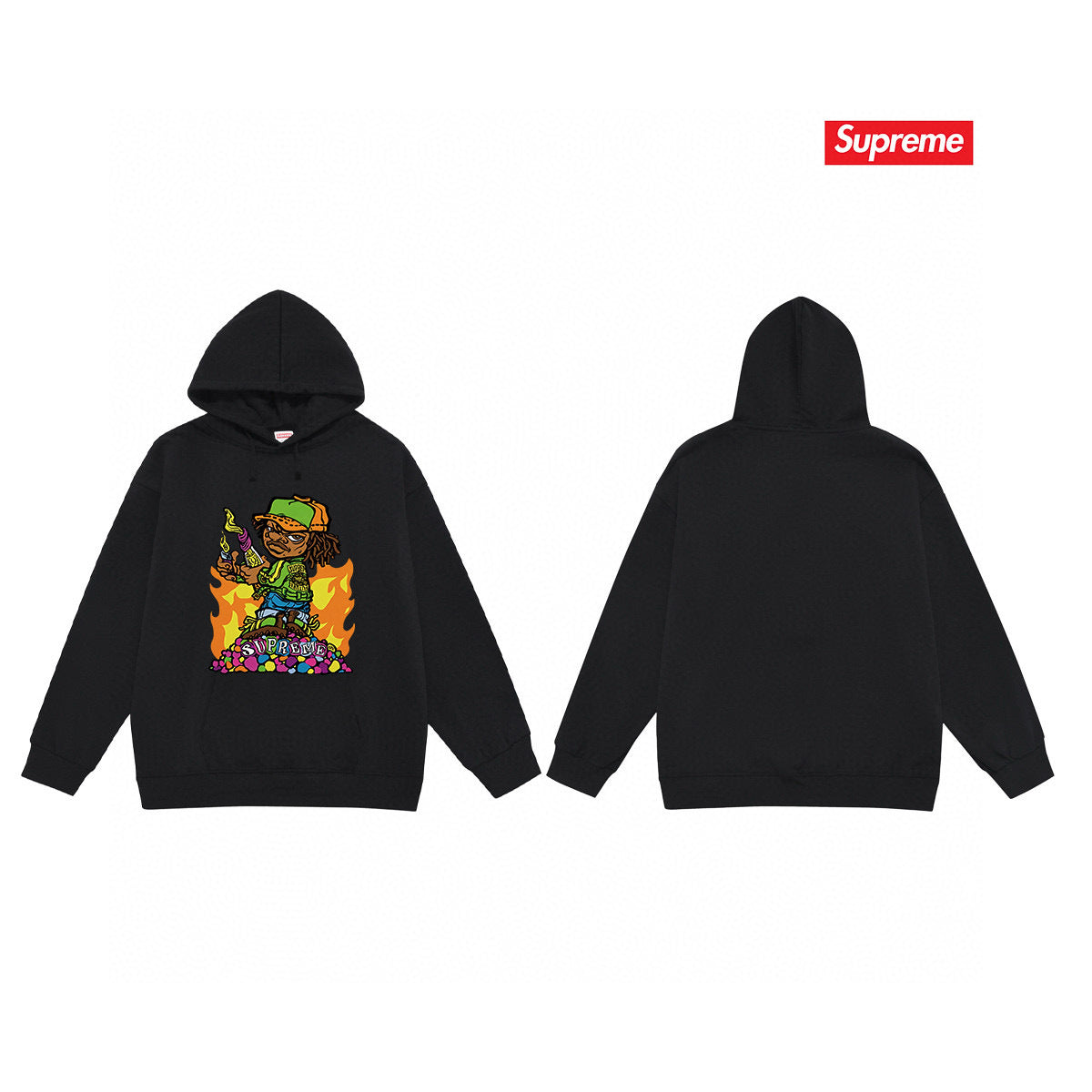 Supreme Unisex Casual Hoodie