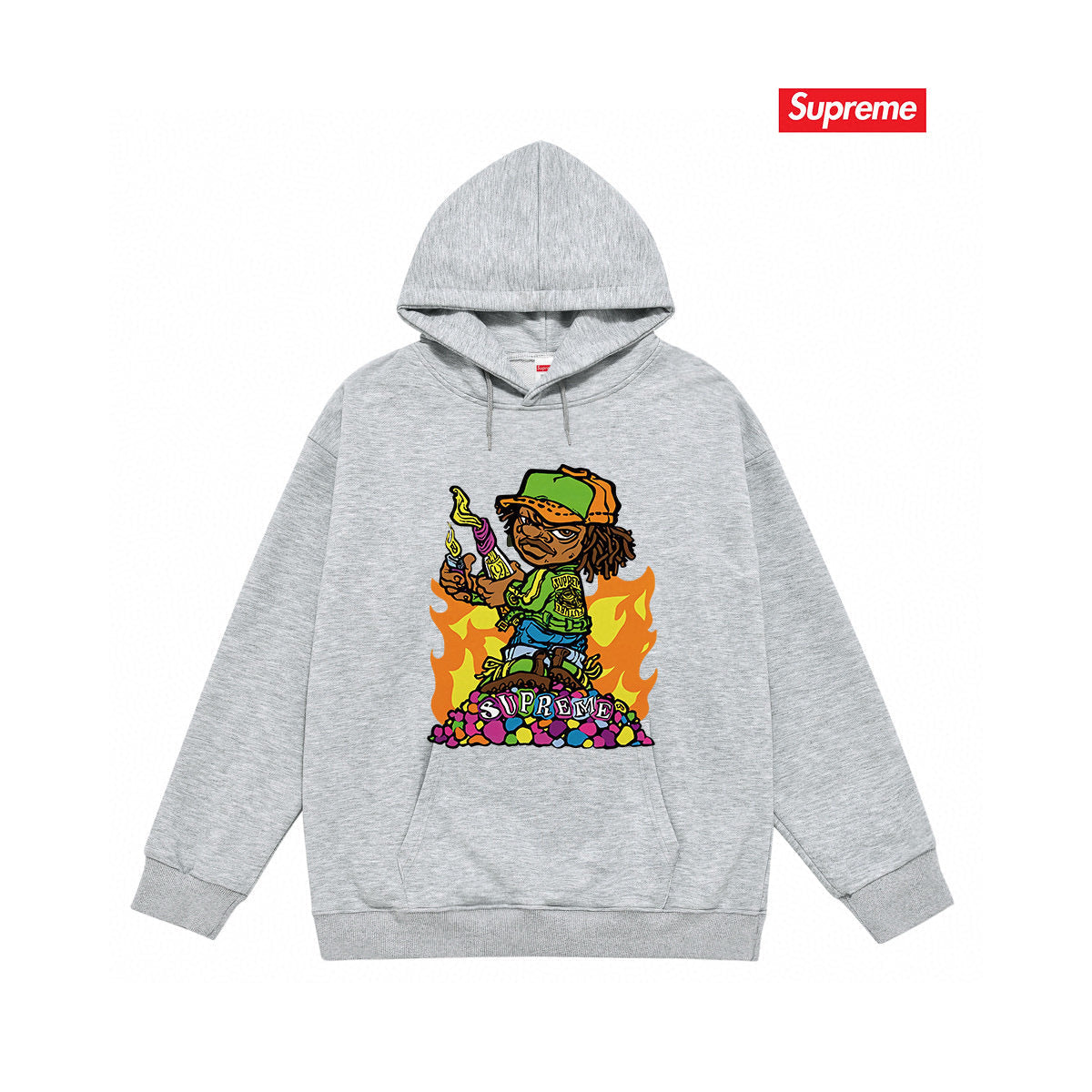 Supreme Unisex Casual Hoodie
