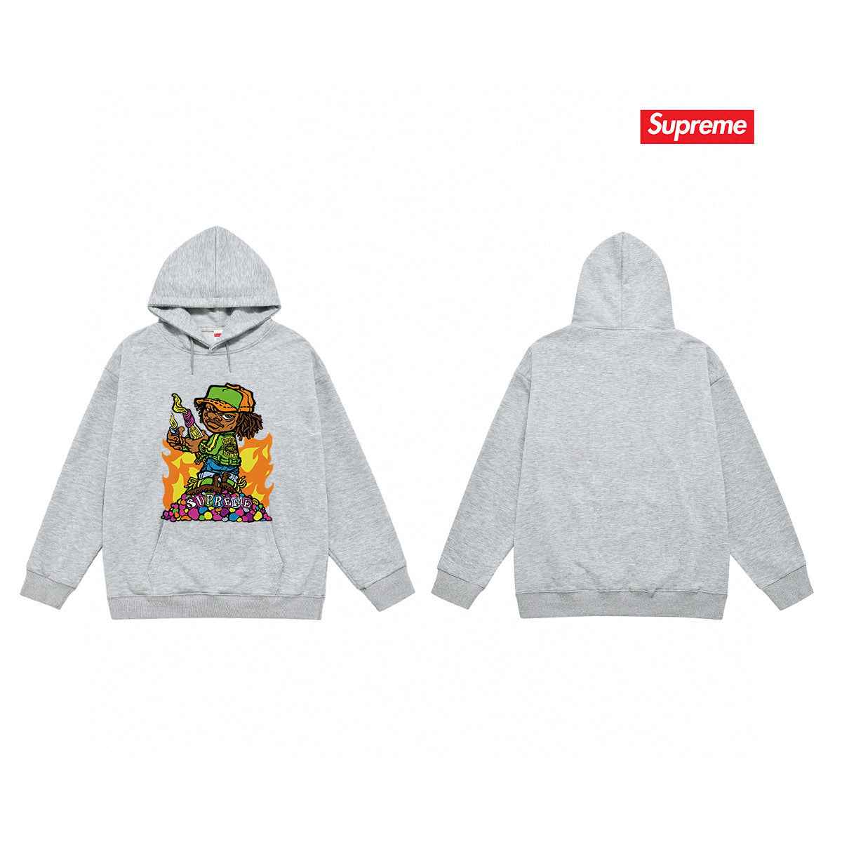 Supreme Unisex Casual Hoodie
