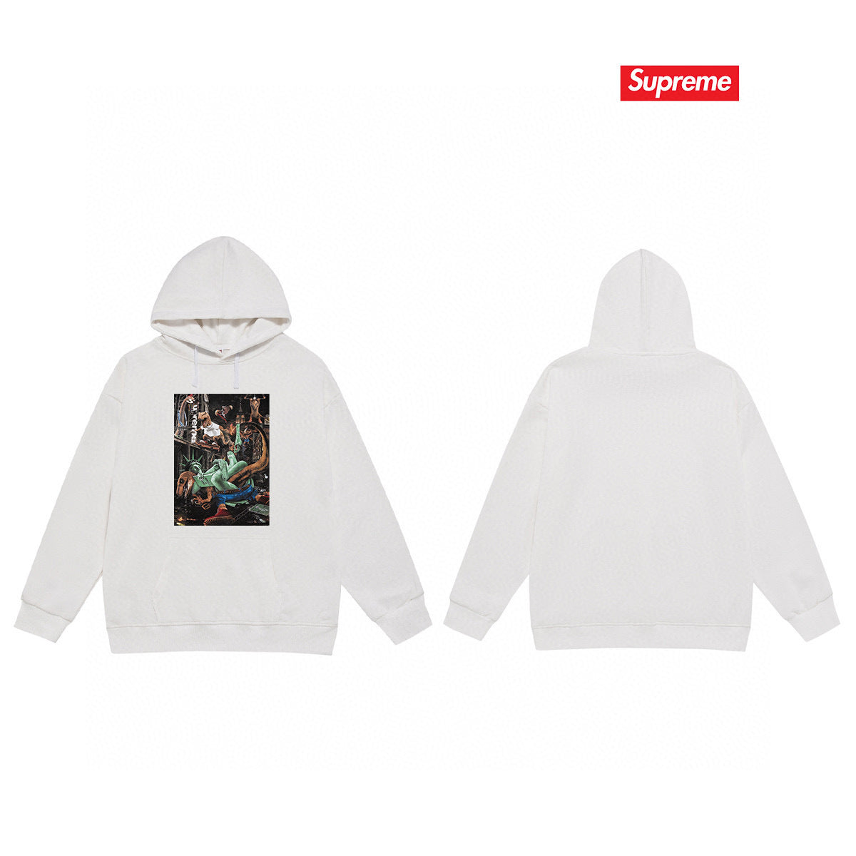 Supreme Unisex Casual Hoodie