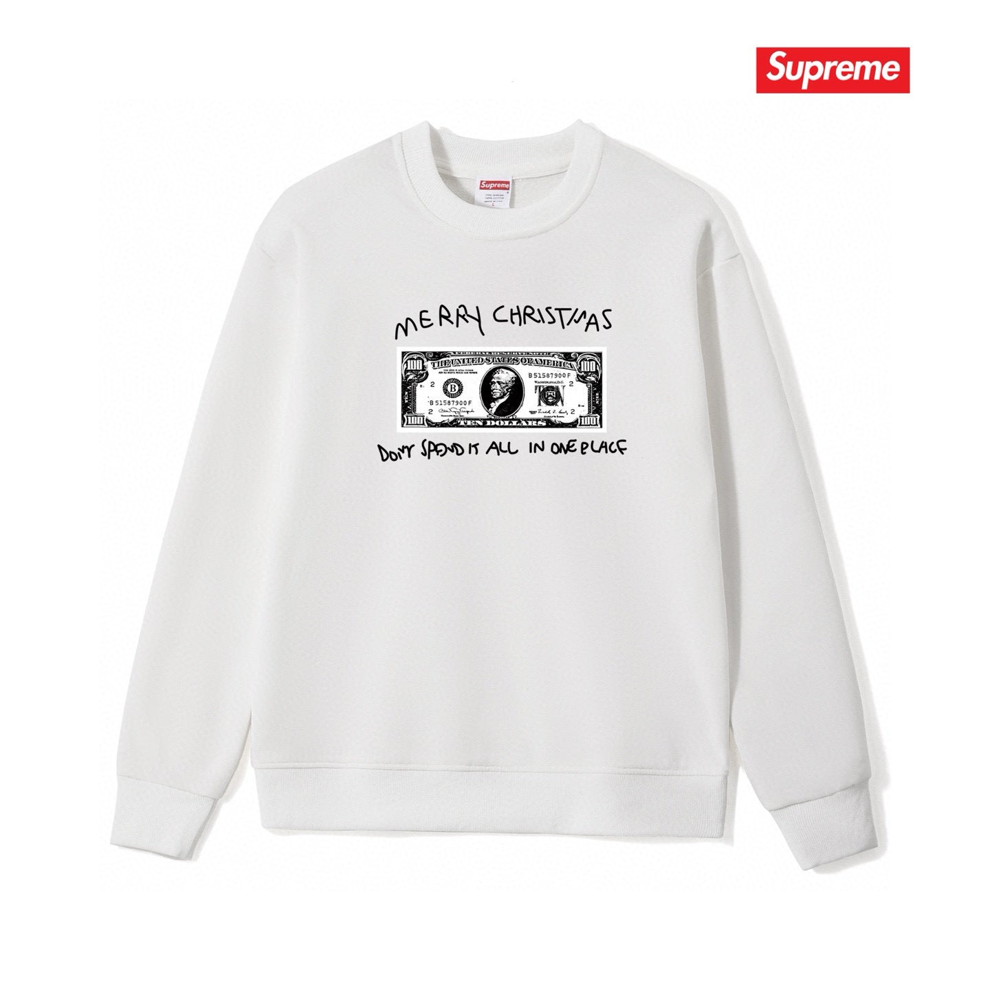 Supreme Unisex Casual Sweatshirt