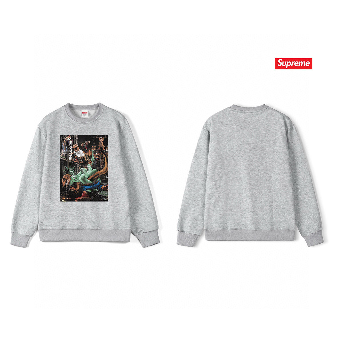 Supreme Unisex Casual Sweatshirt